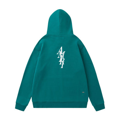 Amiri Hoodie AMI LOGO print hooded sweater for men and women