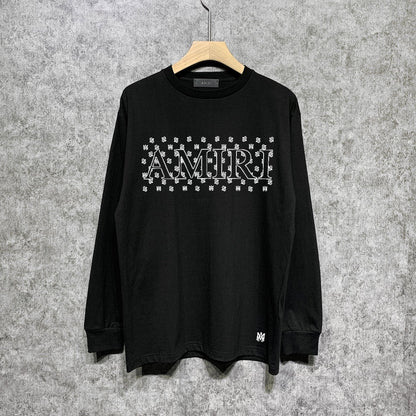 Amiri Long Sleeve Shirt Long Sleeve Long-Sleeved T-Shirt Blouse