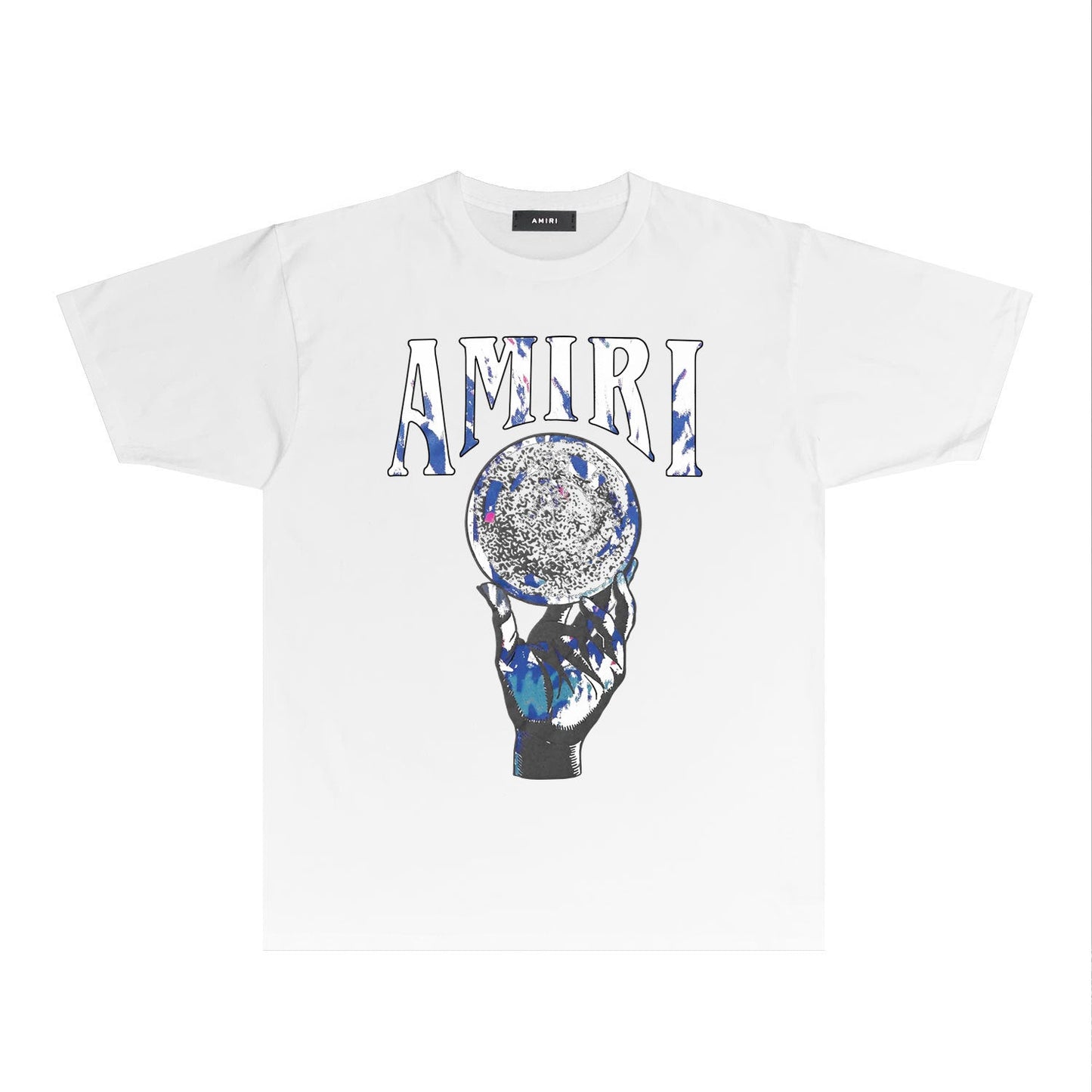 Amiri T-Shirt Personality Creative Printing Short Sleeve T-shirt Blouse
