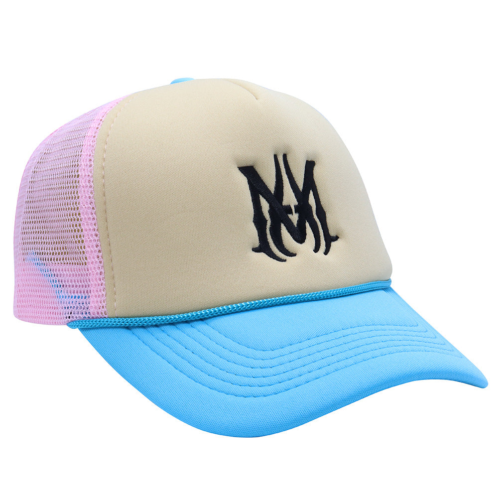 Amiri Hat Mesh Cap Baseball Cap Embroidered Truck Cap Sun Cap