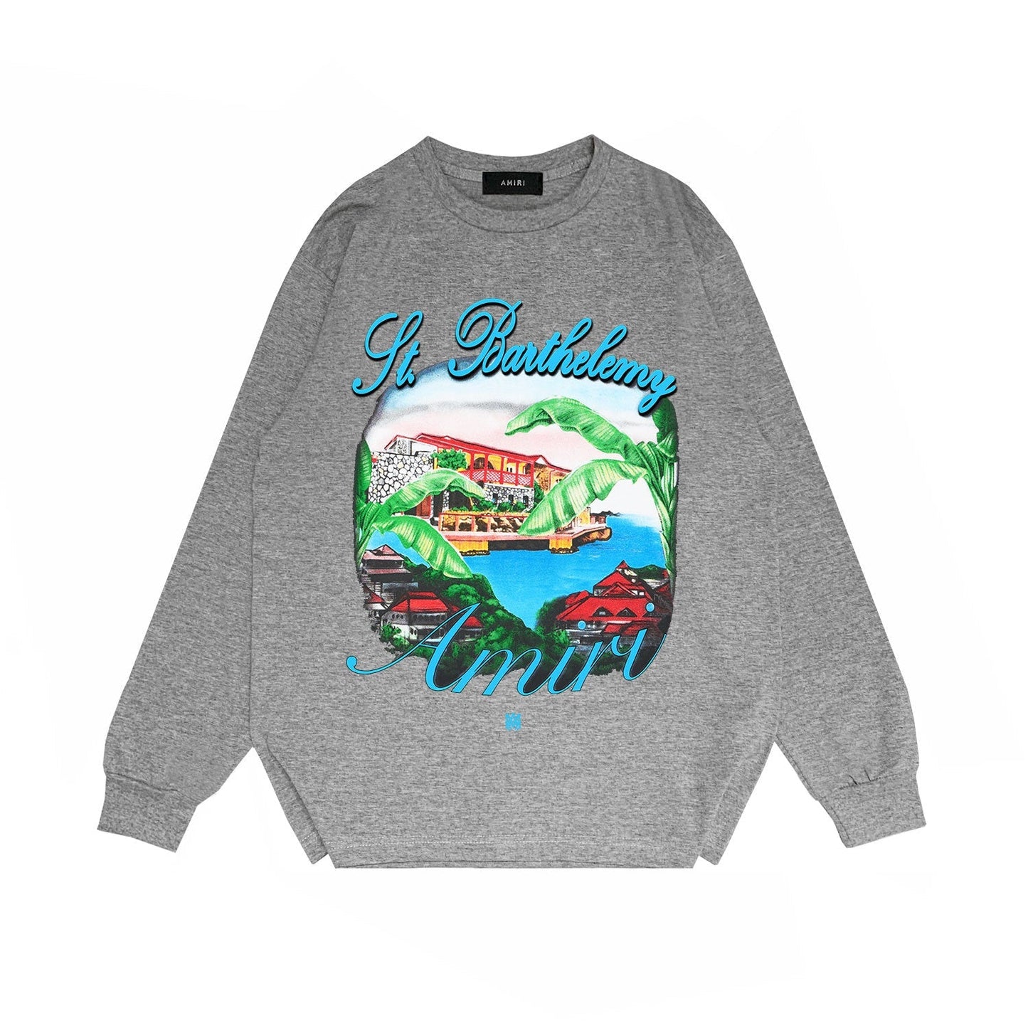 Amiri Long Sleeve Shirt Fashion Brand Long Sleeve Long-Sleeved T-shirt Blouse