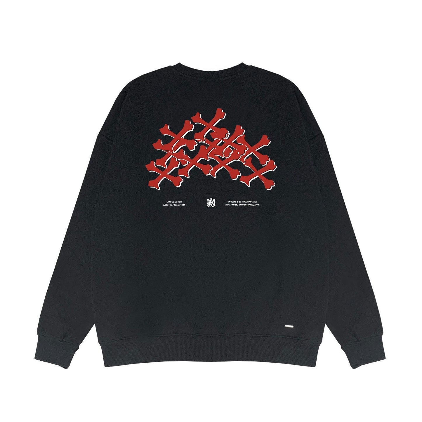Amiri Long Sleeved Shirt Fashion Brand Crew Sweatshirts round Neck Sweater