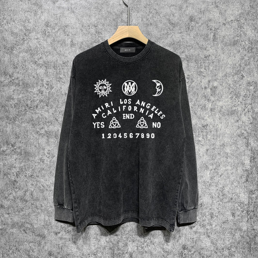 Amiri Long-Sleeve Shirt Vintage Long Sleeve T-shirt