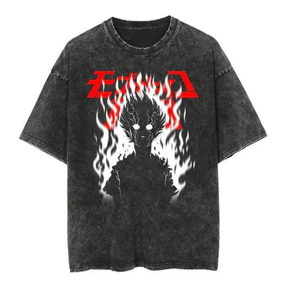 2024Streetwear Tshirt Japanese Anime Graphic Vintage Washed (Part 2)
