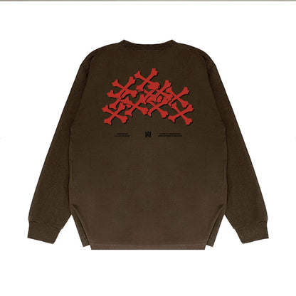 Amiri Long Sleeve Shirt Long Sleeve Long-Sleeved T-shirt Blouse