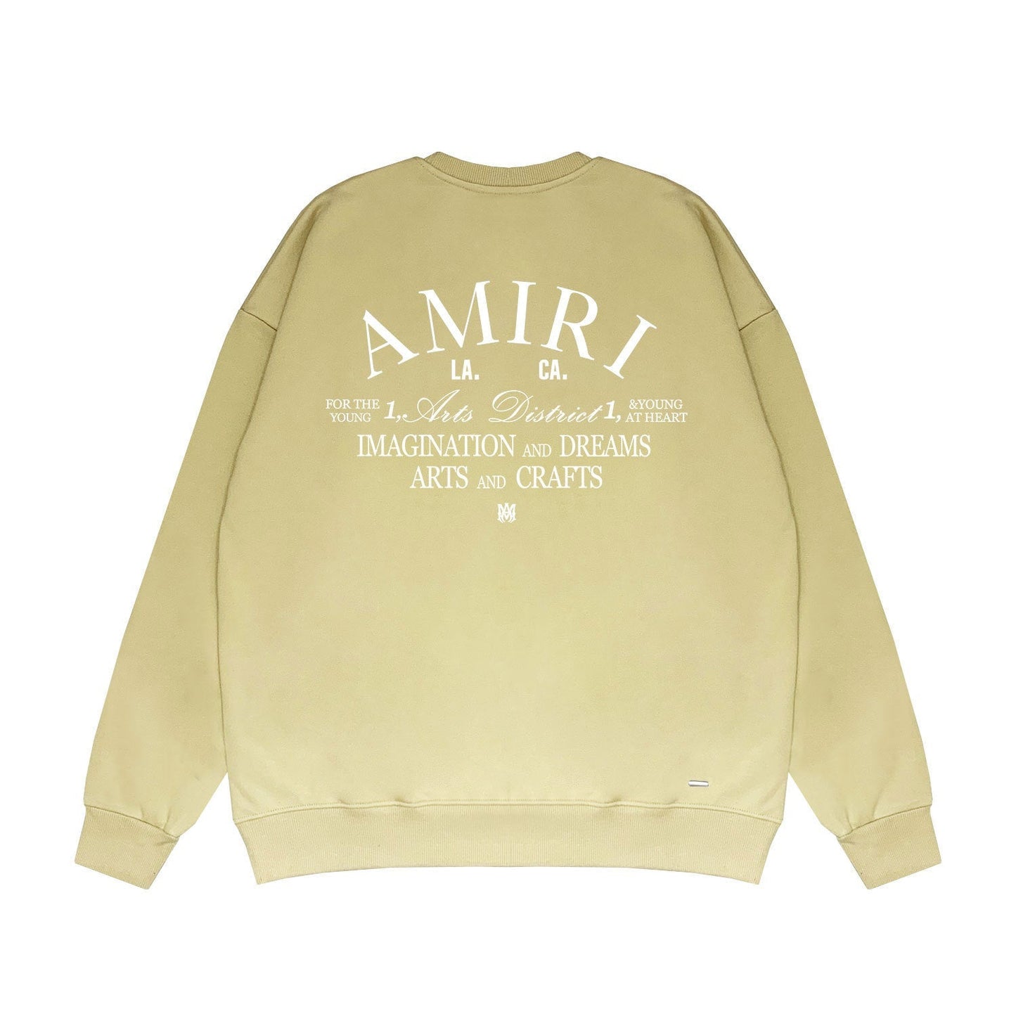 Amiri Long Sleeved Shirt Fashion Brand Crew Sweatshirts round Neck Sweater