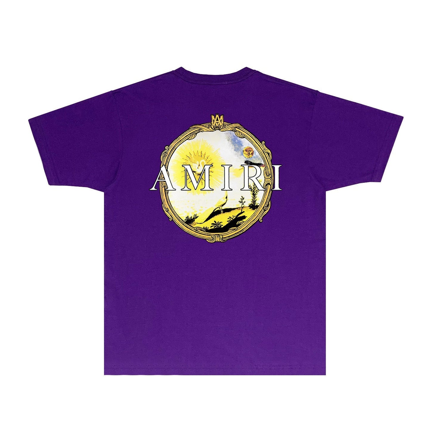 Amiri T Shirts Fashion Brand T Shirt Short Sleeve T-shirt Blouse