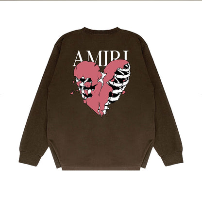 Amiri Long Sleeve Shirt Long Sleeve Long-Sleeved T-Shirt Blouse