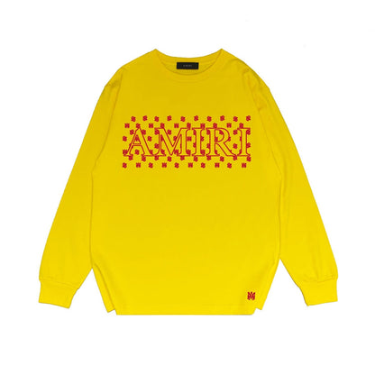 Amiri Long Sleeve Shirt Long Sleeve Long-Sleeved T-Shirt Blouse