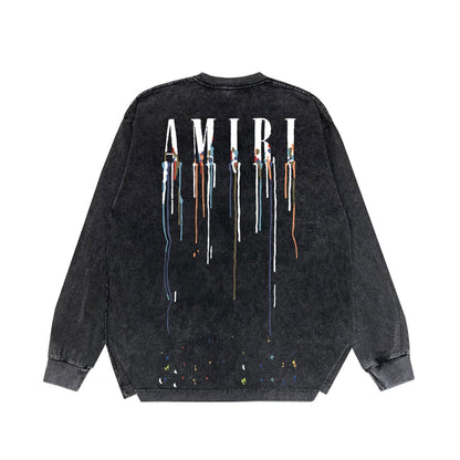 Amiri Long-Sleeve Shirt Vintage Long Sleeve T-shirt