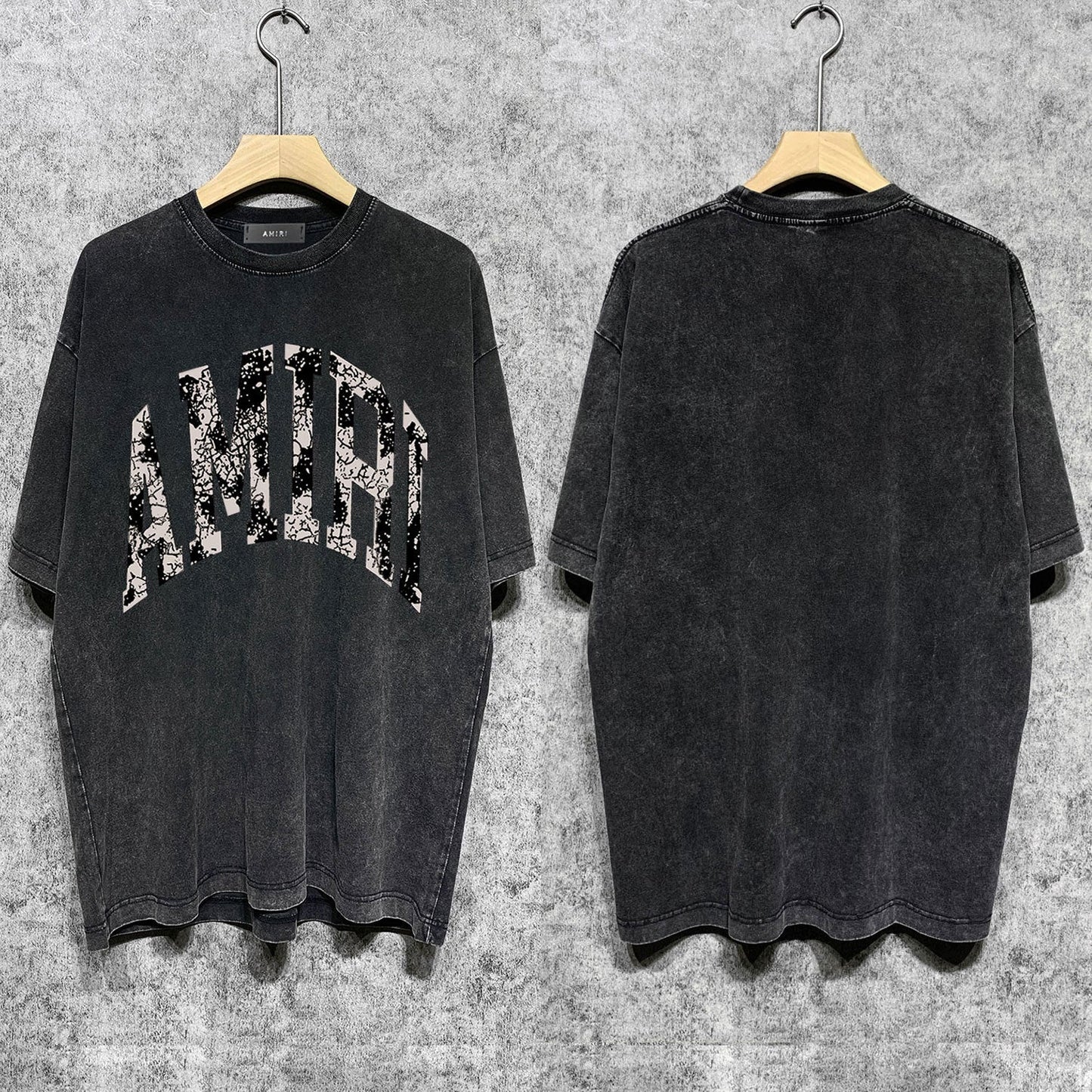 Amiri T-Shirt Distressed Retro Short Sleeve T-shirt