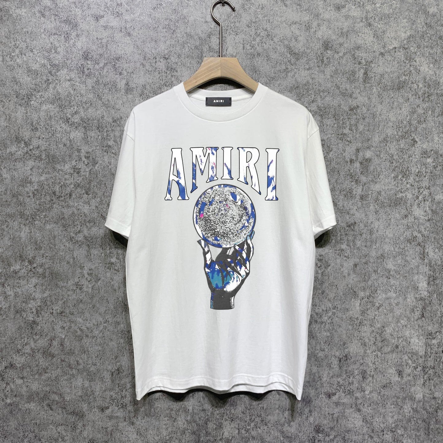 Amiri T-Shirt Personality Creative Printing Short Sleeve T-shirt Blouse