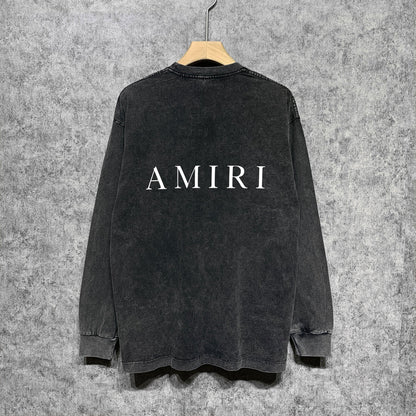 Amiri Long-Sleeve Shirt Vintage Long Sleeve T-shirt