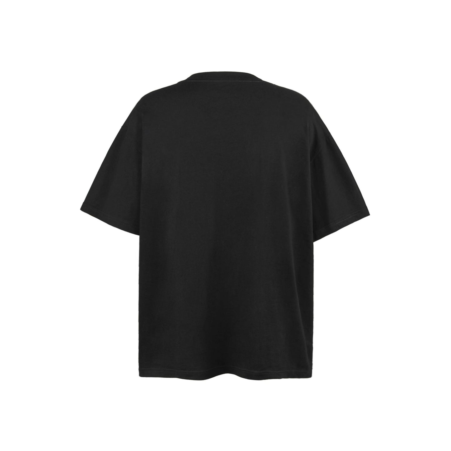American vintage street T-shirt men's loose vintage pure cotton summer