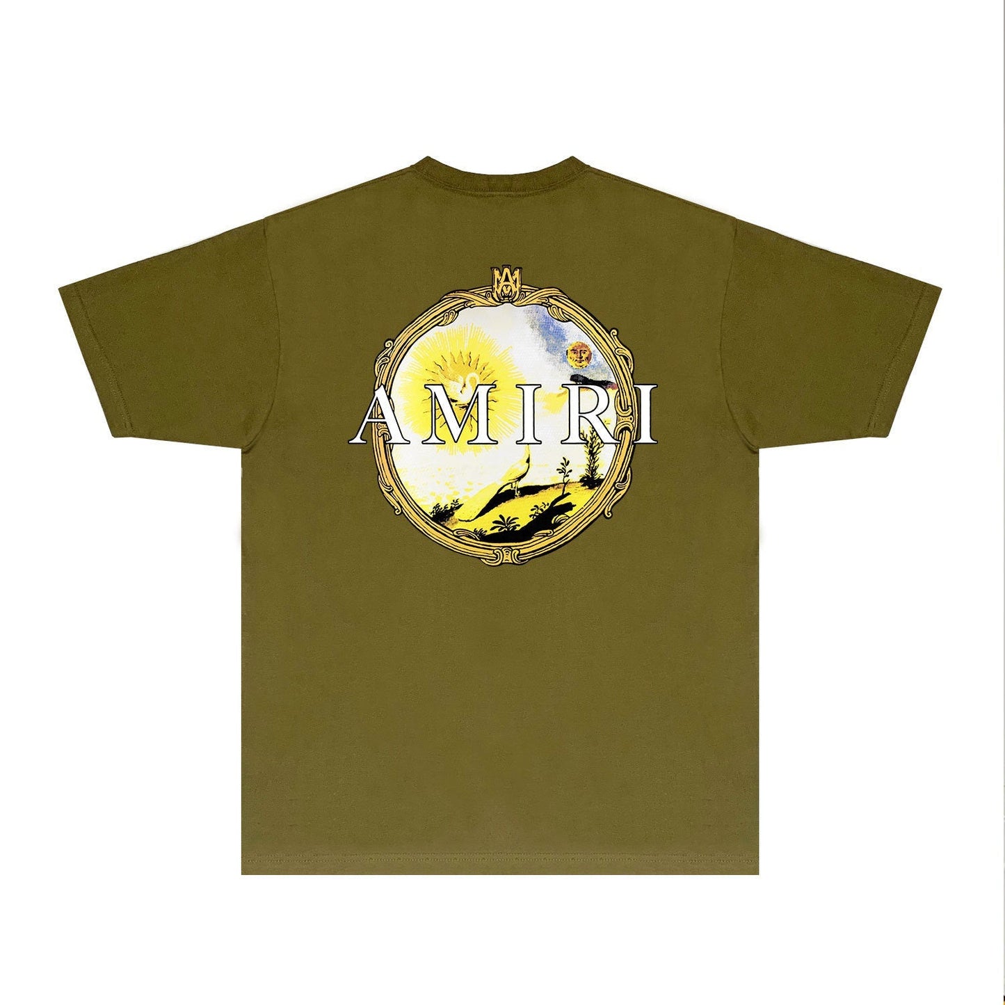 Amiri T Shirts Fashion Brand T Shirt Short Sleeve T-shirt Blouse