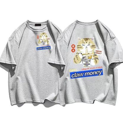 2024Cotton New Men's T-shirt Casual Short Sleeve Sports