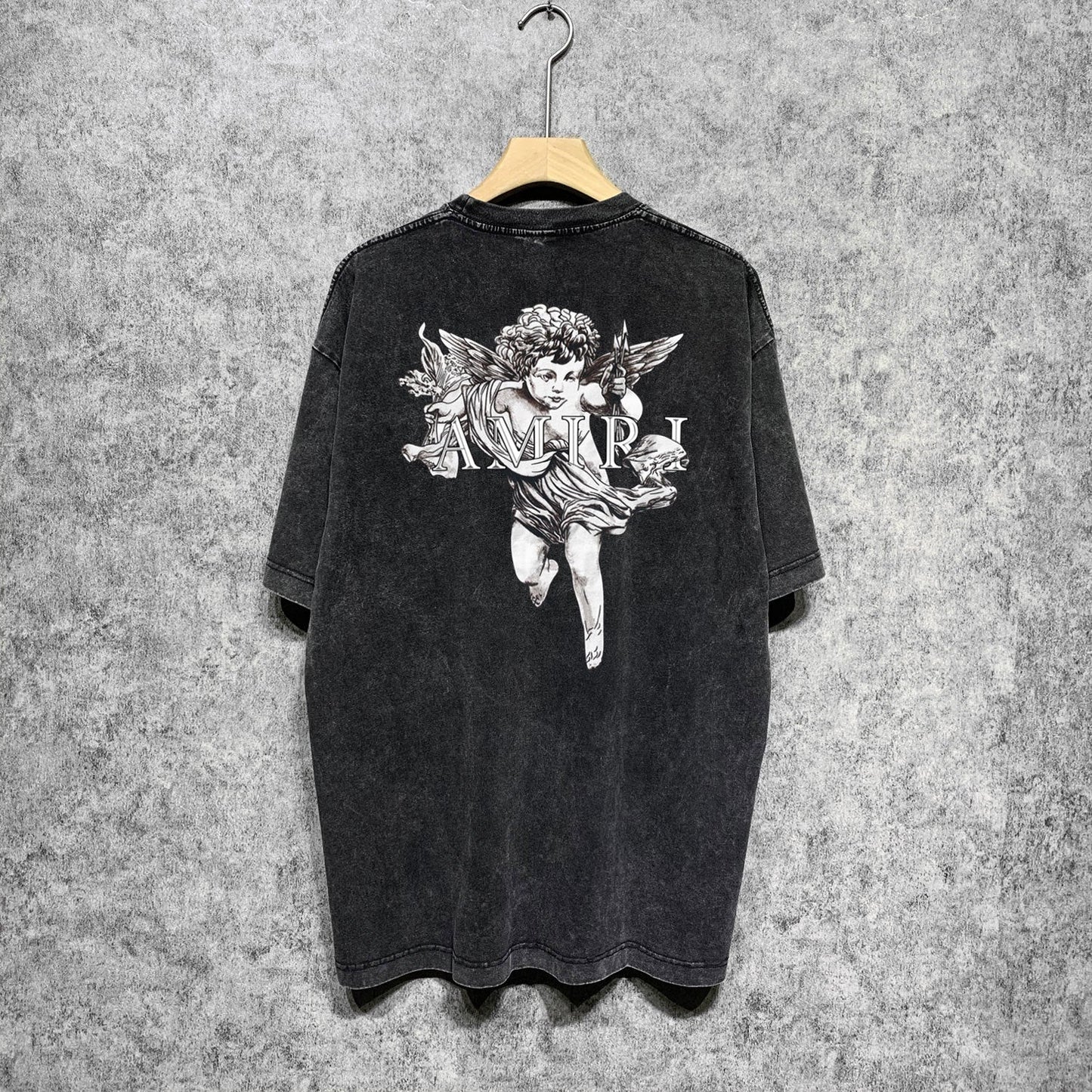 Amiri T-Shirt Distressed Retro Short Sleeve T-shirt