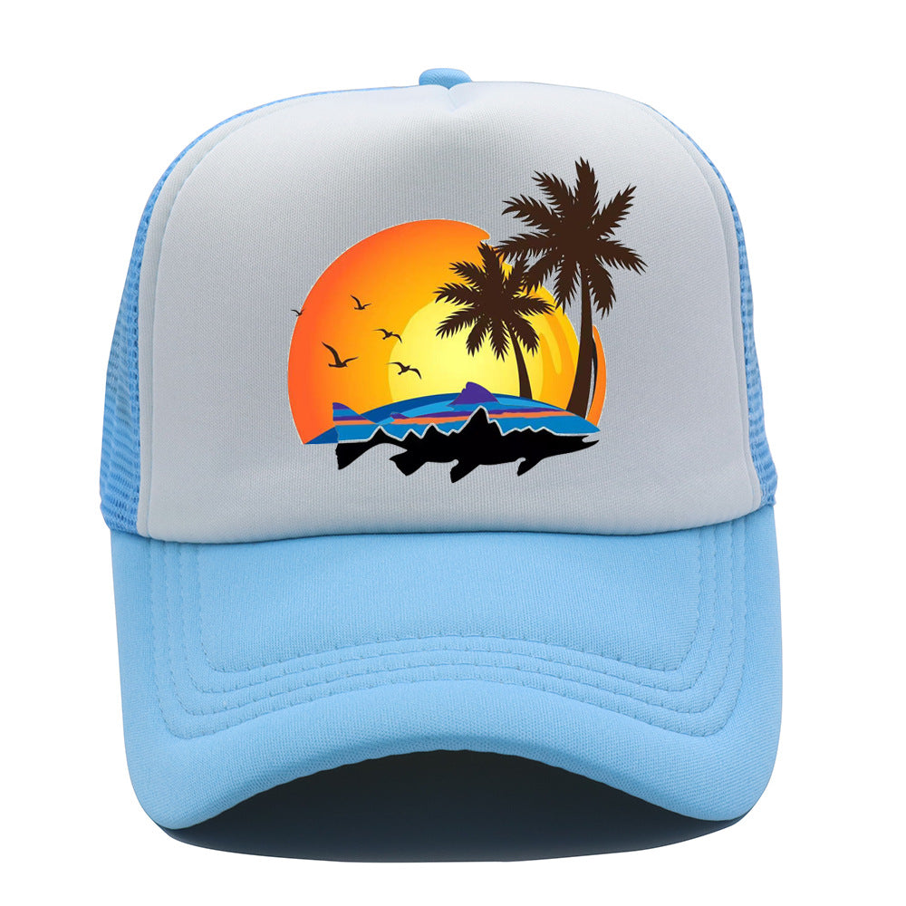 Bass Pro Shops Hat Breathable Recreational Sports Cap Mesh Outdoor Baseball Cap