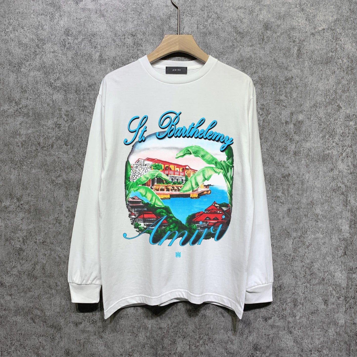 Amiri Long Sleeve Shirt Fashion Brand Long Sleeve Long-Sleeved T-shirt Blouse