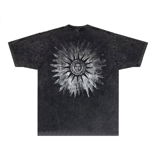 Amiri T Shirts Washed and Worn Retro Short Sleeve T-shirt