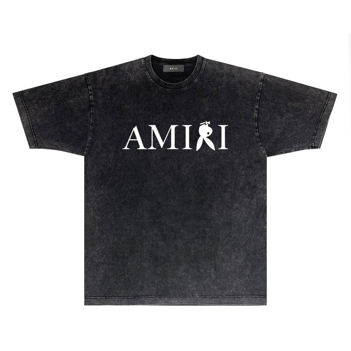 Amiri T-Shirt Vintage Distressed Short-Sleeved T-shirt