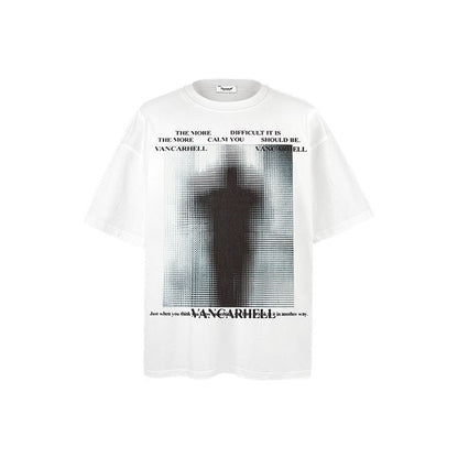 American vintage street T-shirt men's loose top
