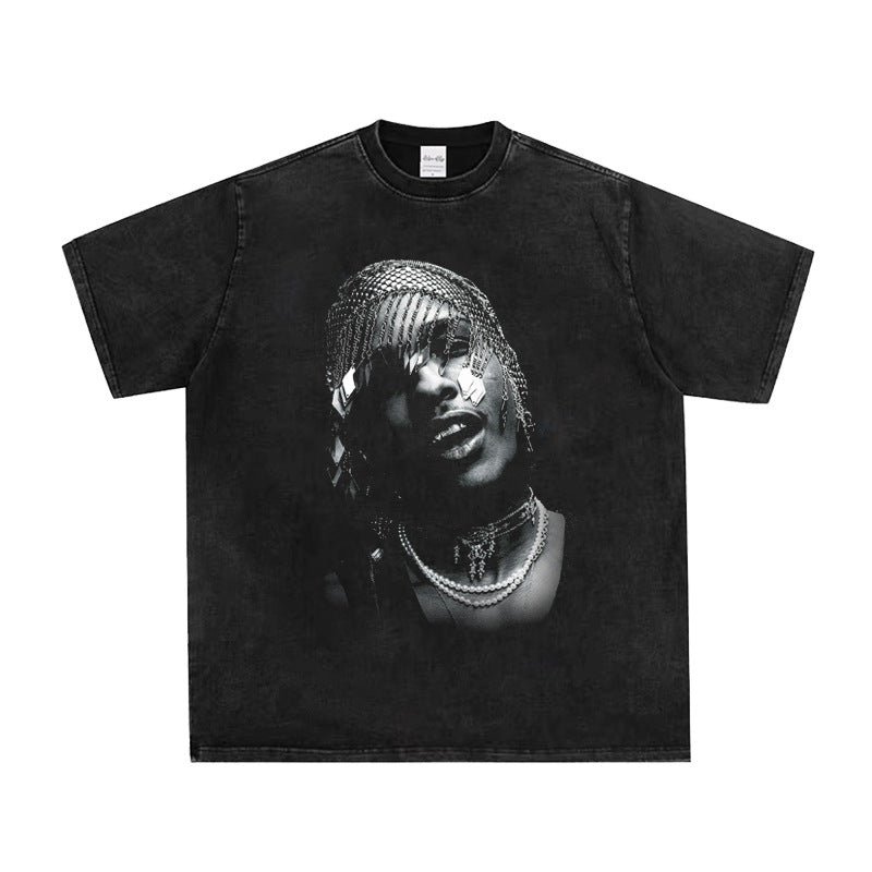 Asap Rocky T Shirts ASAP Rocky Short Sleeve T-Shirts Loose and Versatile for Men and Women