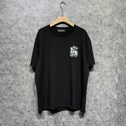 Amiri T Shirt Rattlesnake Printed Casual Round Neck