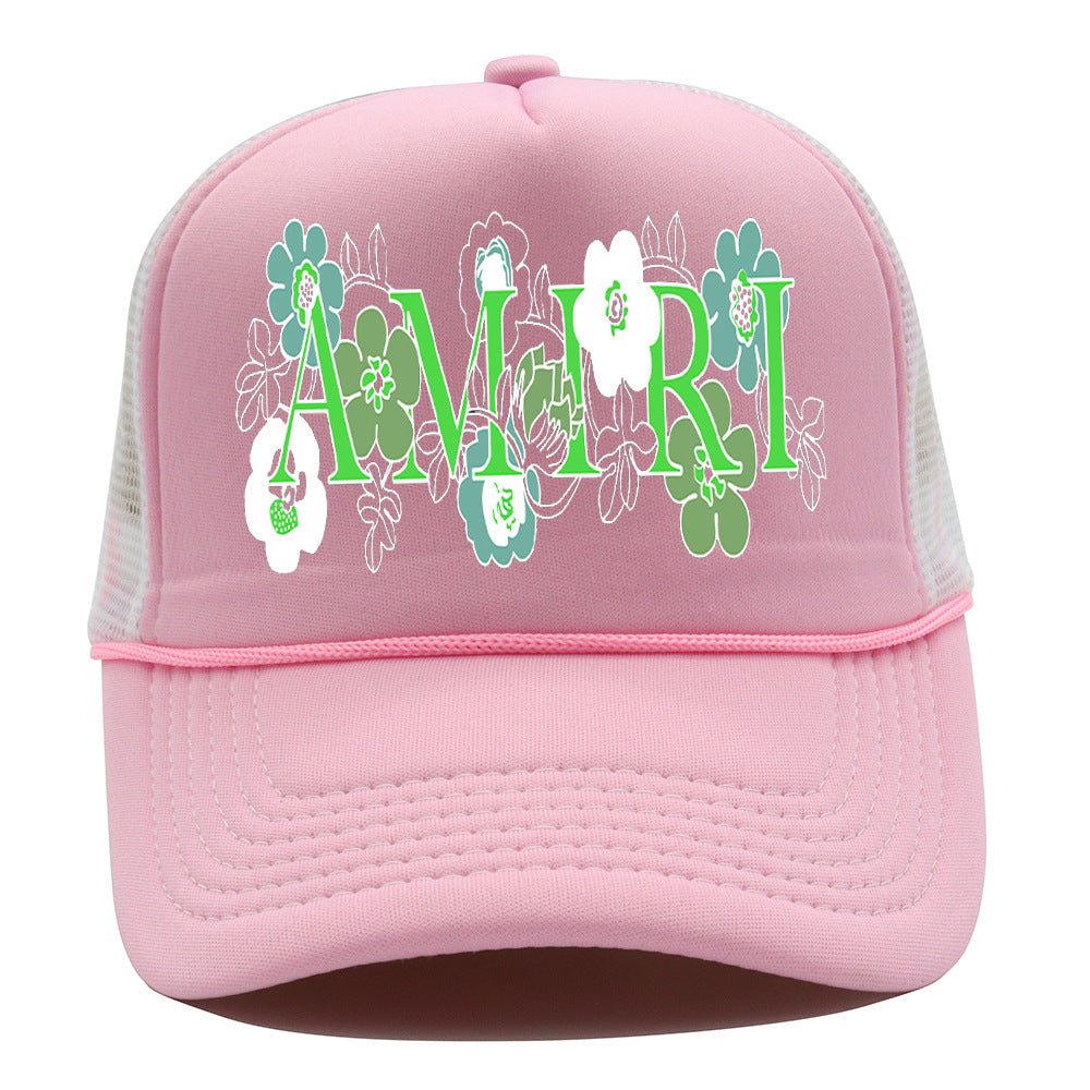 Amiri Hat Sun Cap AMIRI Letter Print Baseball Cap Fashion