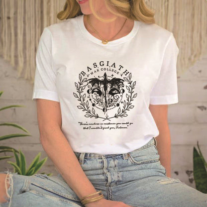 Basgiath War College T Shirt Aesthetic Fourth Wing Shirt