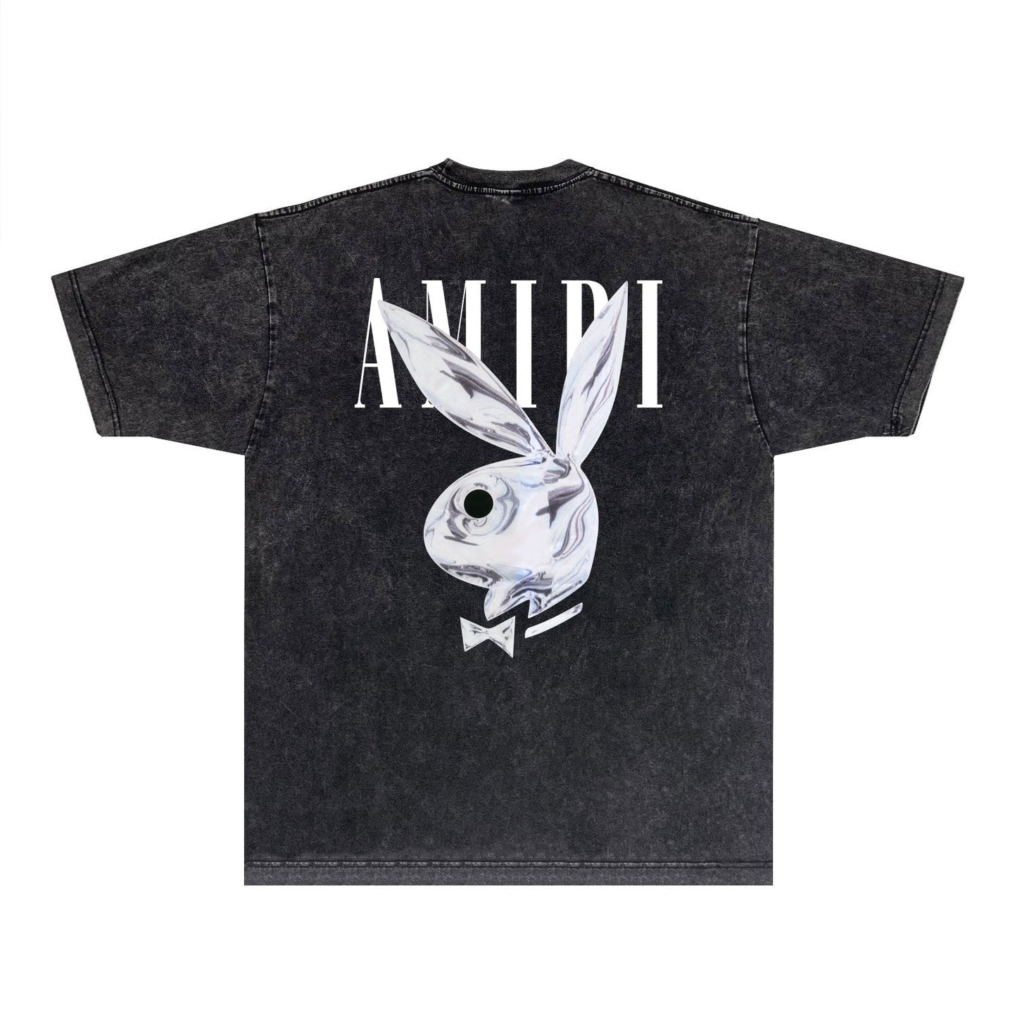 Amiri T-Shirt Distressed Retro Short Sleeve T-shirt