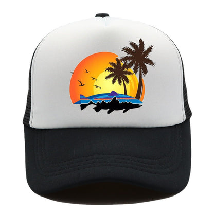 Bass Pro Shops Hat Breathable Recreational Sports Cap Mesh Outdoor Baseball Cap