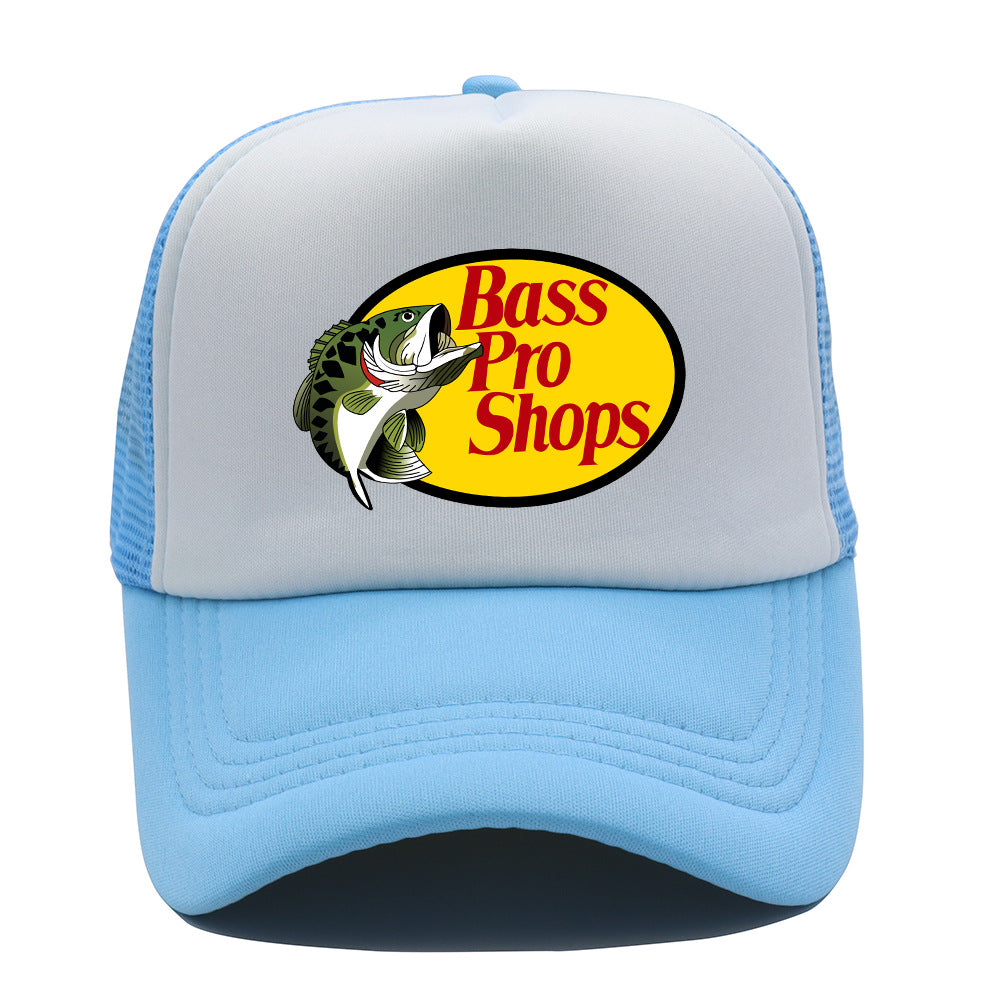 Bass Pro Shops Hat Bass Pro Shops Printed Mesh Cap Outdoor Casual Cap Sun Cap