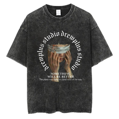 2024Gothic Brooklyn Tshirt Vintage Y2k T-Shirts Letter Print