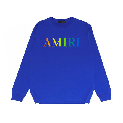 Amiri Long Sleeve Shirt Fashion Brand Long Sleeve Long-Sleeved T-shirt Blouse