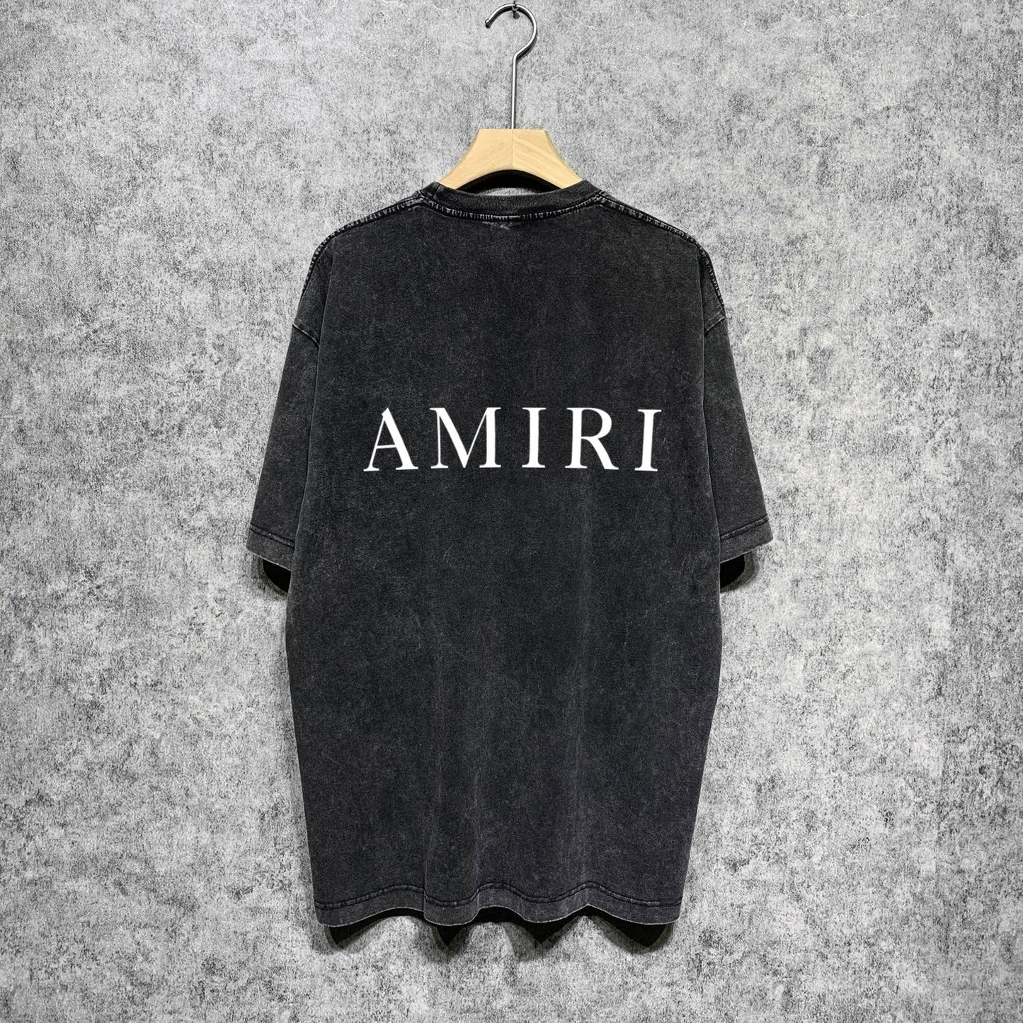 Amiri T-shirt Washed and Worn Retro Short Sleeve T-shirt