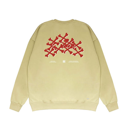 Amiri Long Sleeved Shirt Fashion Brand Crew Sweatshirts round Neck Sweater
