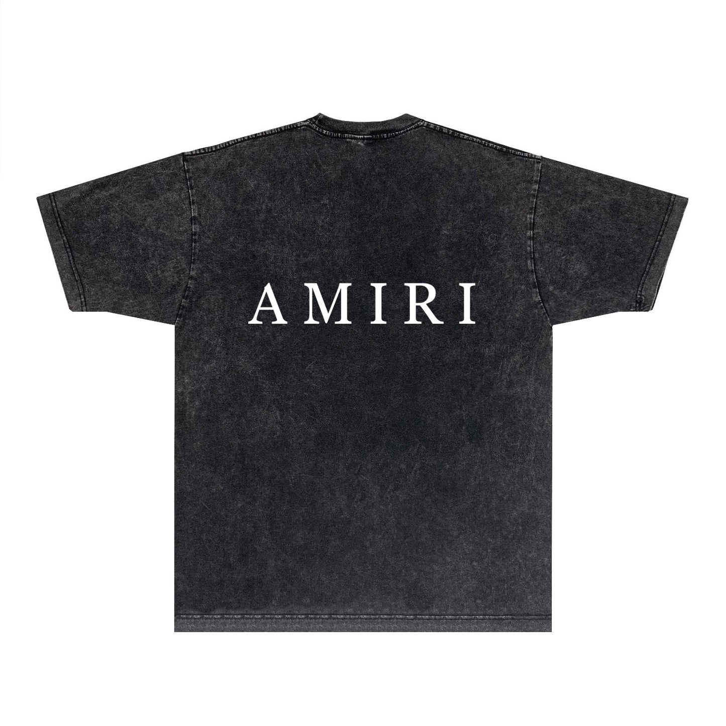 Amiri T-shirt Washed and Worn Retro Short Sleeve T-shirt