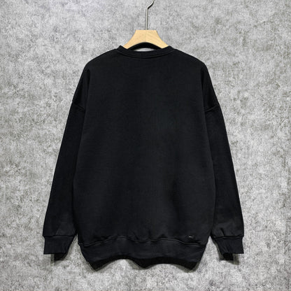 Amiri Long Sleeved Shirt Long Fashion Brand Crew Sweatshirts round Neck Sweater