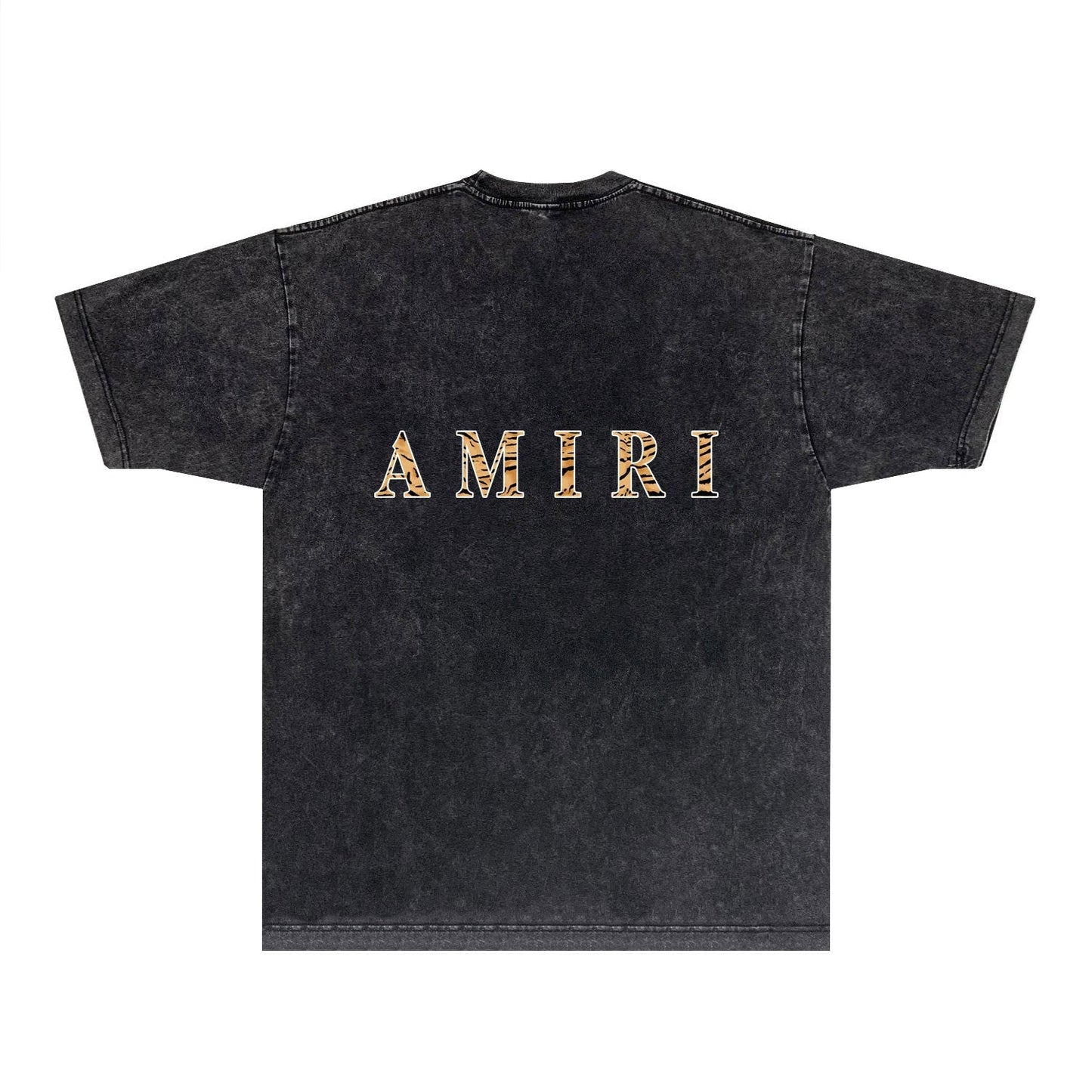 Amiri T-shirt Washed and Worn Retro Short Sleeve T-shirt
