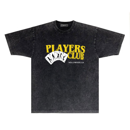 Amiri T-Shirt Distressed Retro Short Sleeve T-shirt