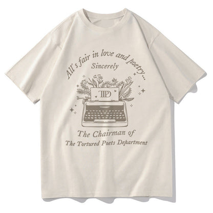 2024 New Album The Tortured Poets Department T Shirt Men