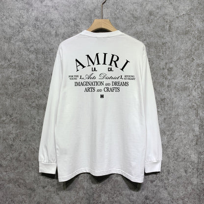 Amiri Long Sleeve Shirt Long Sleeve Long-Sleeved T-shirt Blouse
