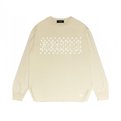 Amiri Long Sleeve Shirt Long Sleeve Long-Sleeved T-Shirt Blouse