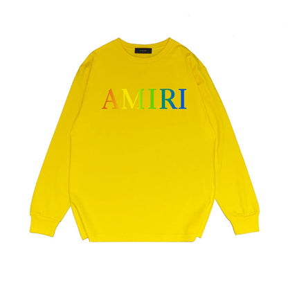 Amiri Long Sleeve Shirt Fashion Brand Long Sleeve Long-Sleeved T-shirt Blouse