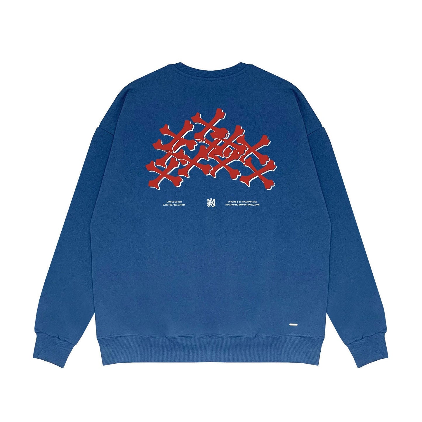 Amiri Long Sleeved Shirt Fashion Brand Crew Sweatshirts round Neck Sweater