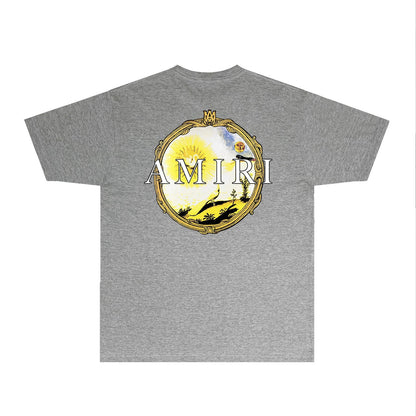 Amiri T Shirts Fashion Brand T Shirt Short Sleeve T-shirt Blouse