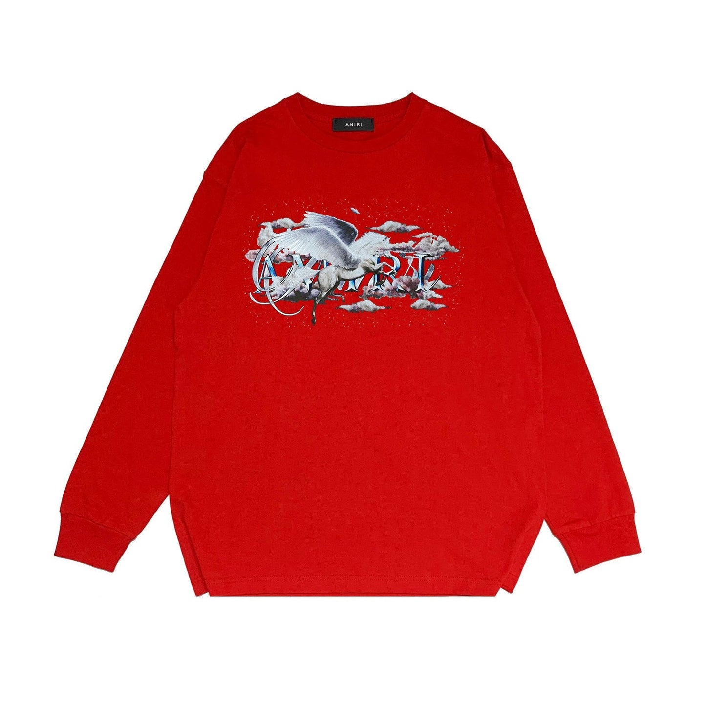 Amiri Long Sleeve Shirt Fashion Brand Long Sleeve Long-Sleeved T-shirt Blouse