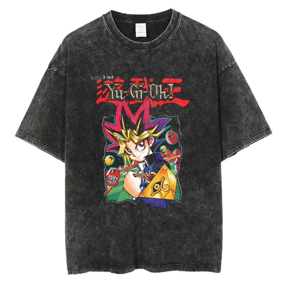 2024Streetwear Japanese Anime Print T Shirt Fashion Vintage