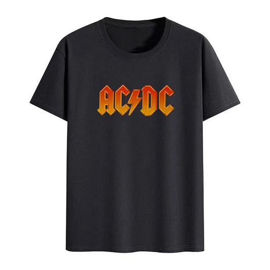 Ac High Voltage 1975 Dc Black Men T Shirt Hot Sale Summer